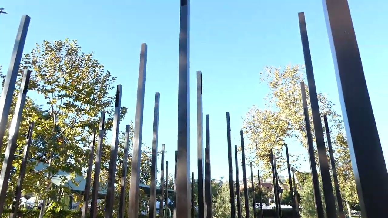 The AIDS Monument Memorial West Hollywood California USA December 7, 2025