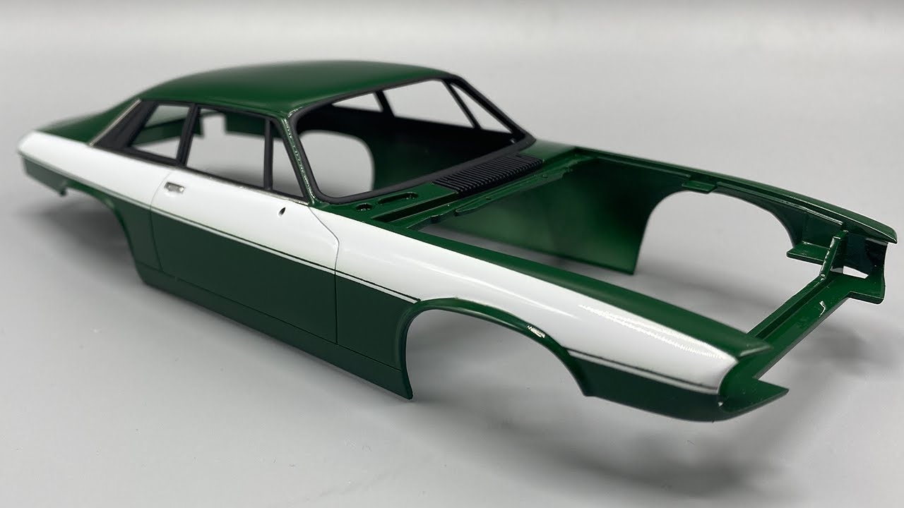 Painting a Hasegawa Jaguar XJ-S Scale Model in the Tom Walkinshaw Racing Livery
