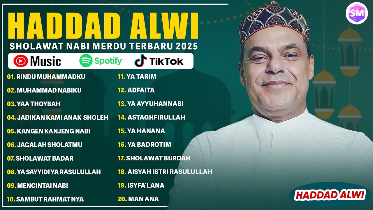 RINDU MUHAMMADKU - HADDAD ALWI FULL ALBUM TERBAIK 2025 | ALBUM KOMPILASI HADDAD ALWI | LAGU SHOLAWAT
