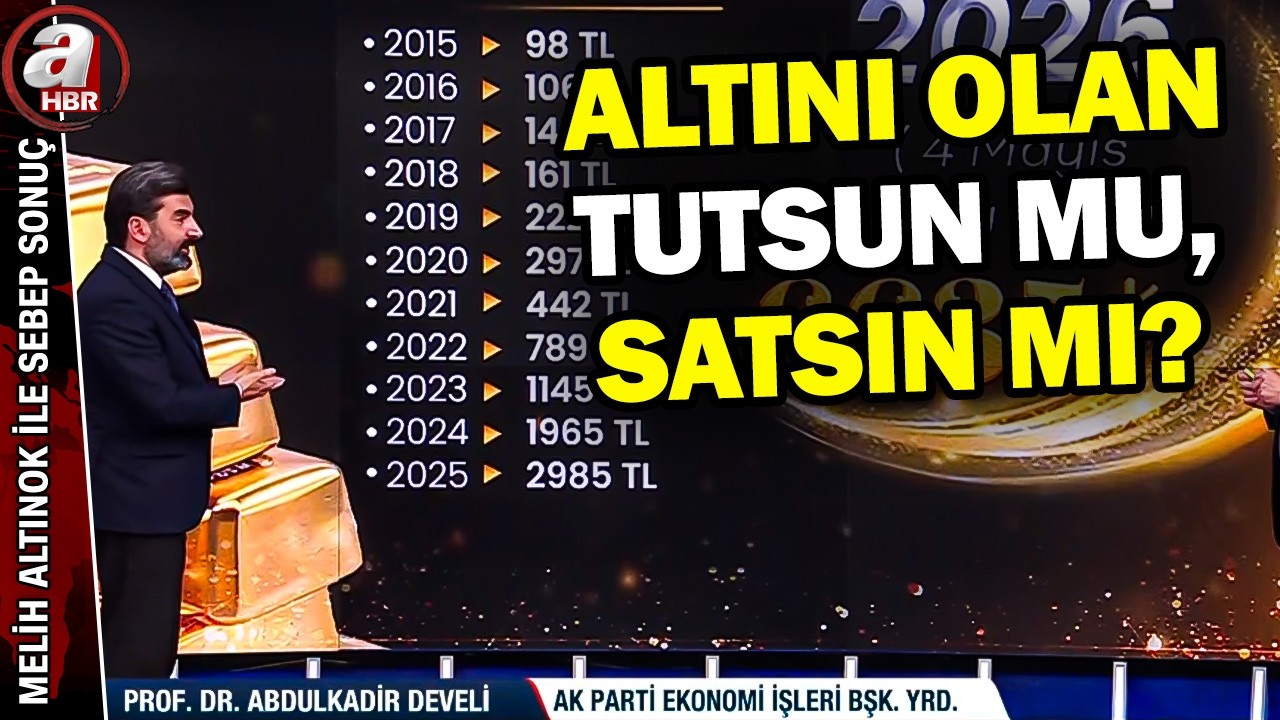 Gram Altın 2026 Sonunda Ka&ccedil; Olacak? Abdulkadir Develi A Haber'de | A Haber