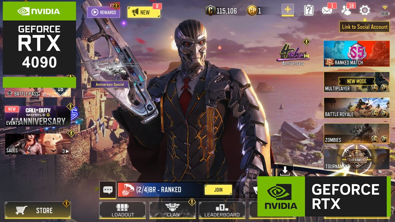 Call of Duty Mobile RTX 4090™ ISOLATED Gameplay with TERMINATOR Skin