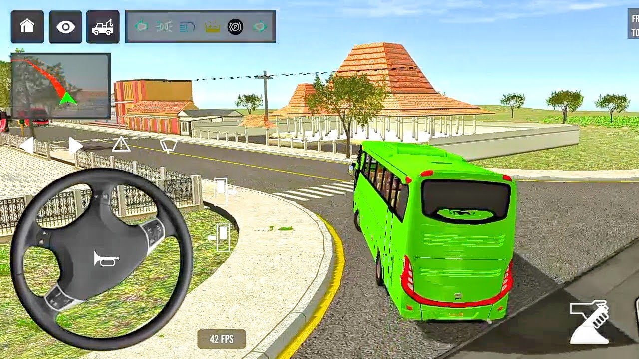 Indonesia Coach bus driving | Euro bus simulator 2026 Android gameplay 
