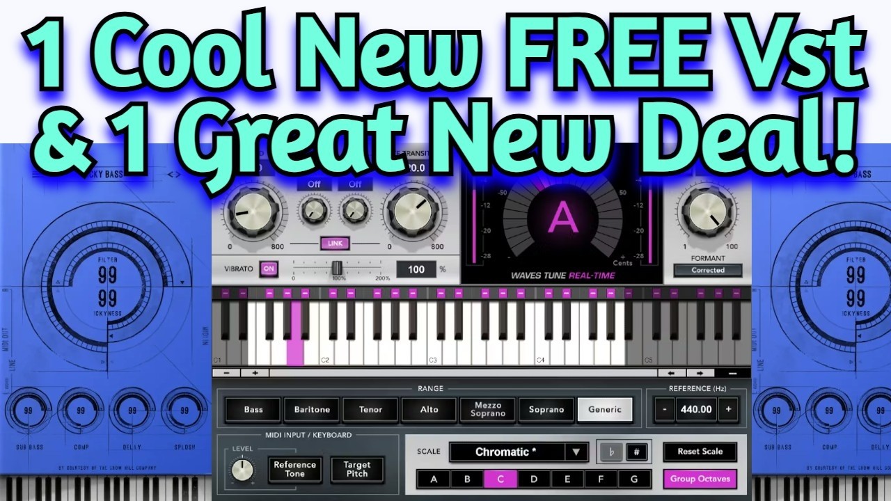 New FREE VSTs & Deals - Crow Hill Company, Waves Audio (Icky Bass & Waves Tune Real-Time)