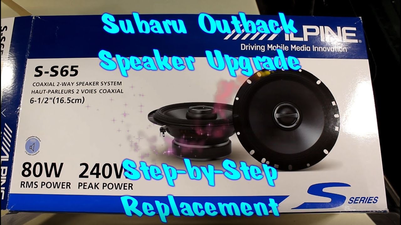 2000-2009 Subaru Outback Speaker Upgrade Step-by-Step (Front & Rear)
