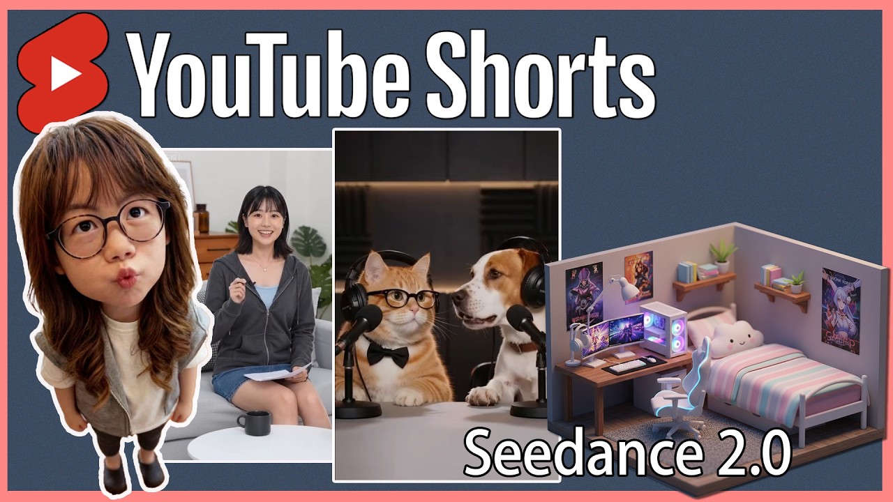使用史上最強 Seedance2.0 不需要任何素材！用文字就能做出貓狗 Podcast｜小貝工作站 v1.064 功能介紹