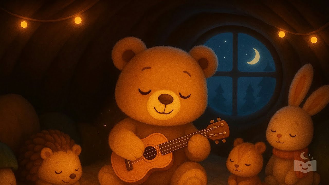 Teddy's Hibernation Lullaby 🌙 Gentle Sleep Song for Bedtime Dreams by BrightTales Sleep