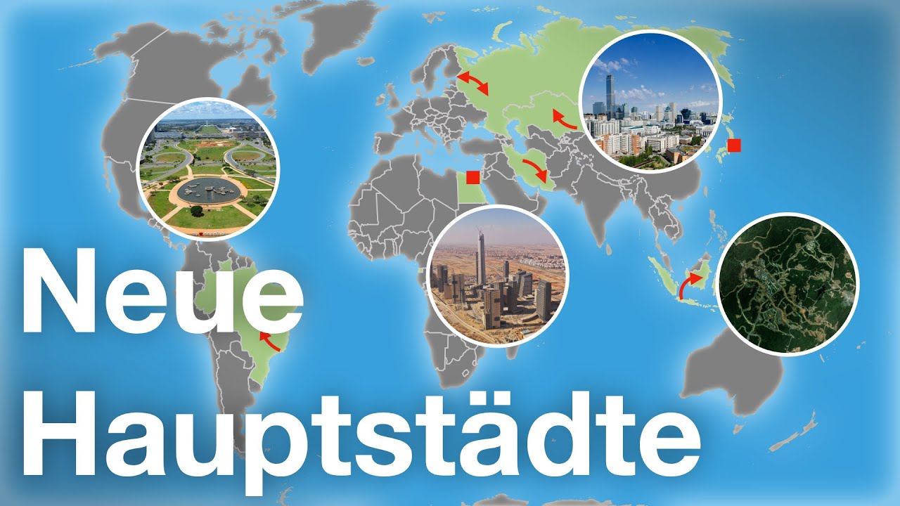 Diese Staaten verlegen ihre Hauptstadt