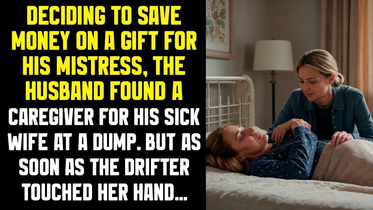 Deciding to save money on a gift for his mistress, the husband found a caregiver for his wife...