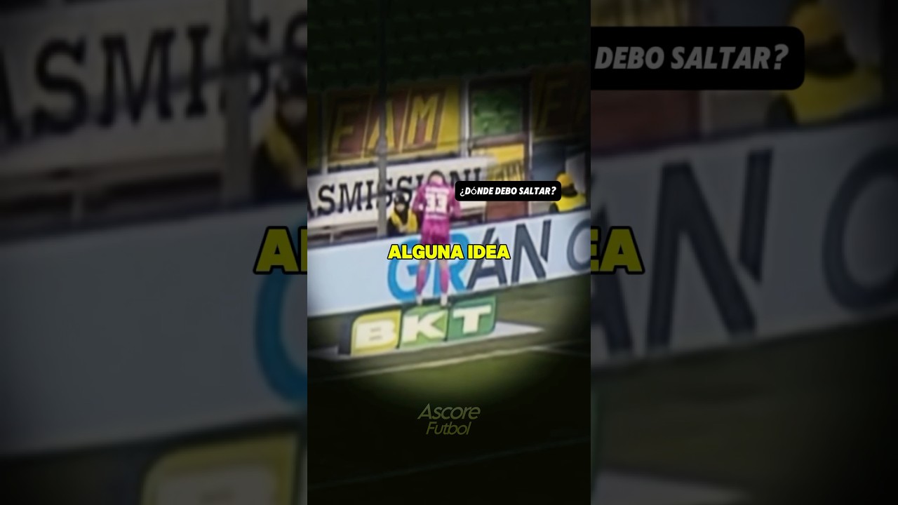El portero CONFI&Oacute; en el recogepelotas y se convirti&oacute; en una LEYENDA 😳