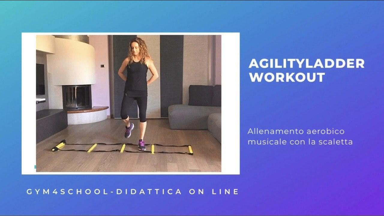 Allenamento aerobico musicale con scaletta ( ...ed incursione di gatto curioso)