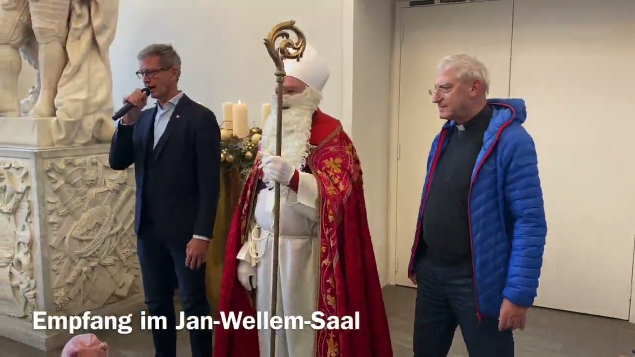 Nikolaus-Besuch in Düsseldorf