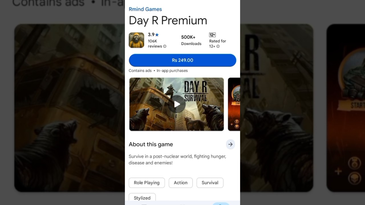 How to download Day R premium game in mobile for free 😱