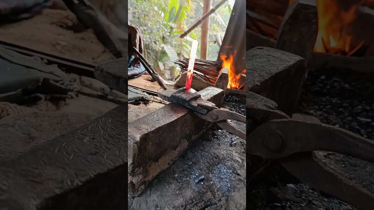 The Art of Blacksmithing 🔥 #shorts #hardwork #blacksmithing #millionviews #usa #foryou