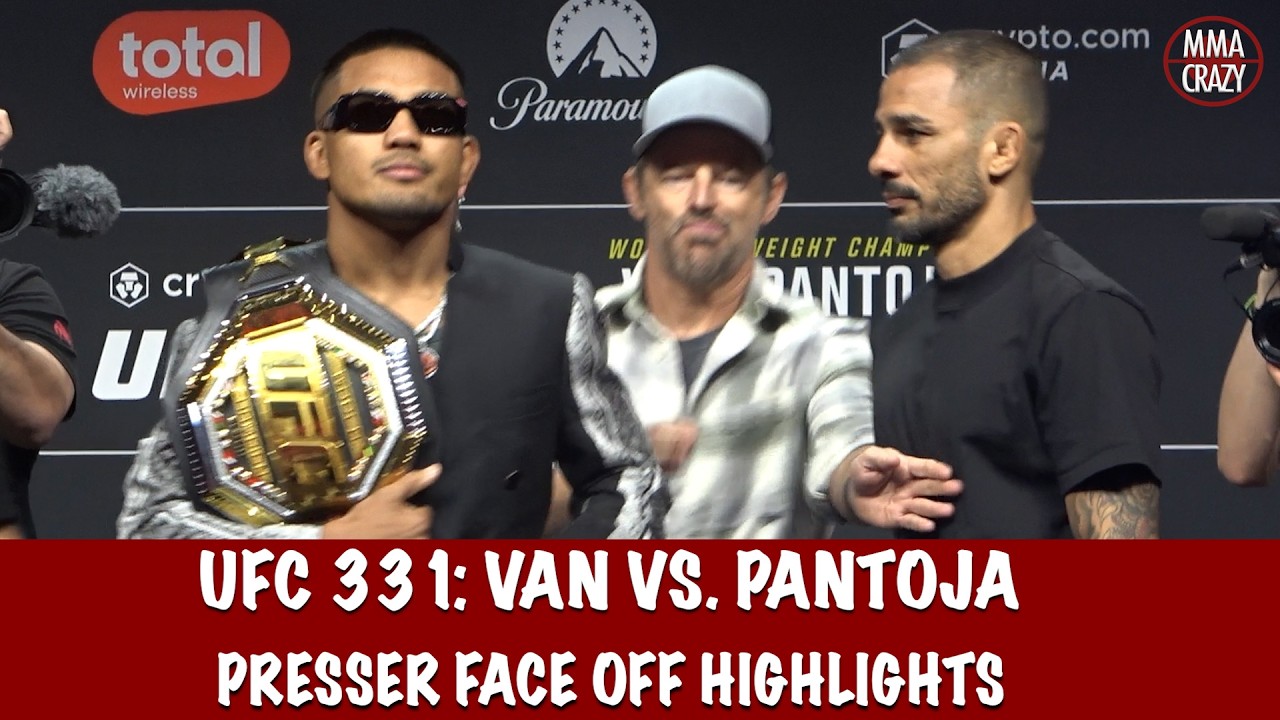 UFC 331 Pre Fight Press conference FACE OFF Highlights