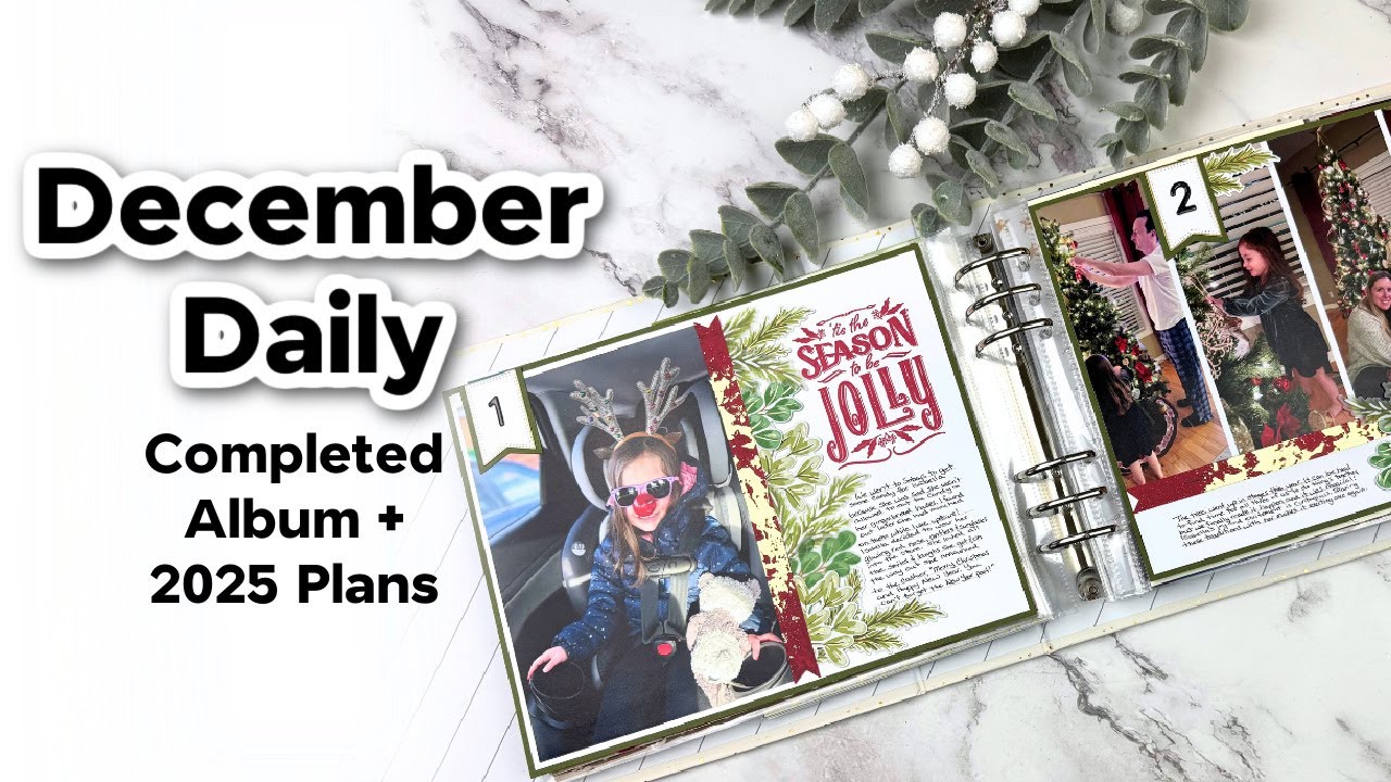 December Daily Flip Through  | 10x8 Layout Ideas
