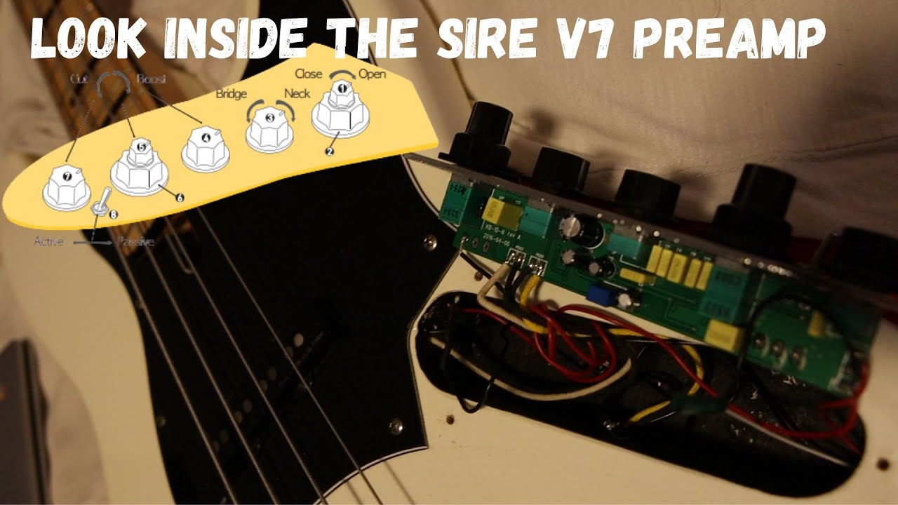 Marcus Miller Sire V7 Heritage 3 Preamp- What's inside