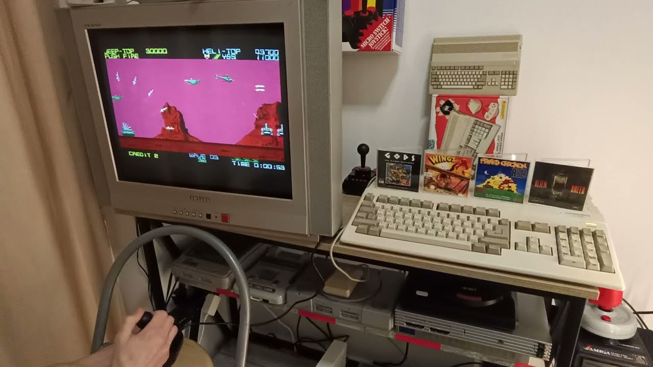 Amiga 500 pluskwa gramy z dyskietek🔥😉💺