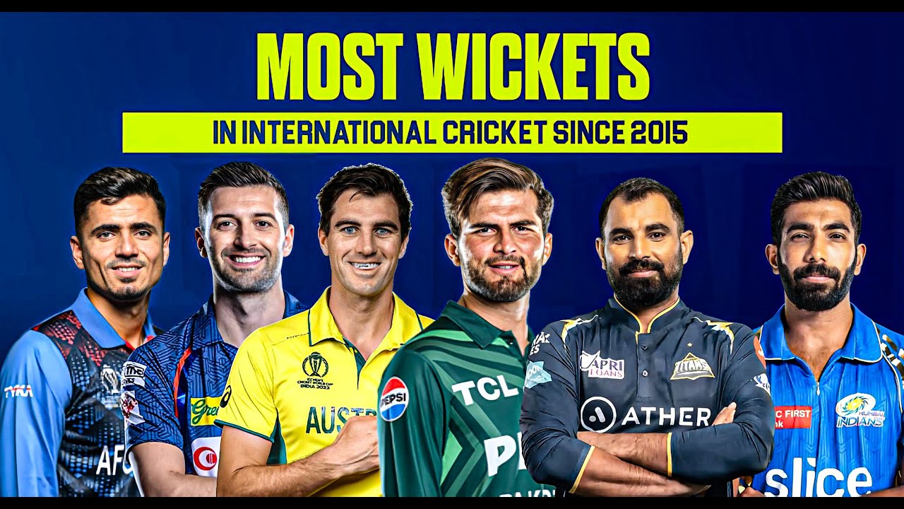 🏏 Most Wickets in International Cricket Since 2015 | Top Bowlers of the Decade 🎯🔥