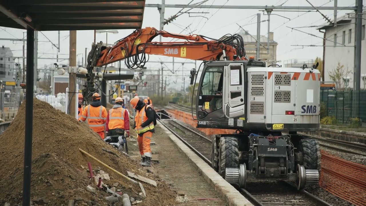 Travaux d'accessibilité en gare de Saint-Denis : le rehaussement des quais