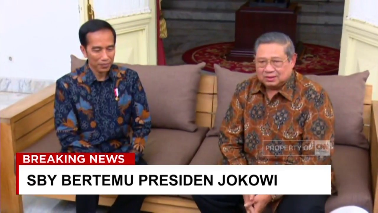 Breaking News! Akhirnya, Pertemuan SBY & Jokowi di Istana