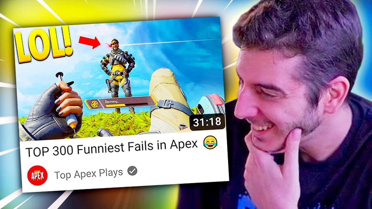 FUNNY MOMENTS y FAILS de APEX LEGENDS! 😂 | Reaccionando