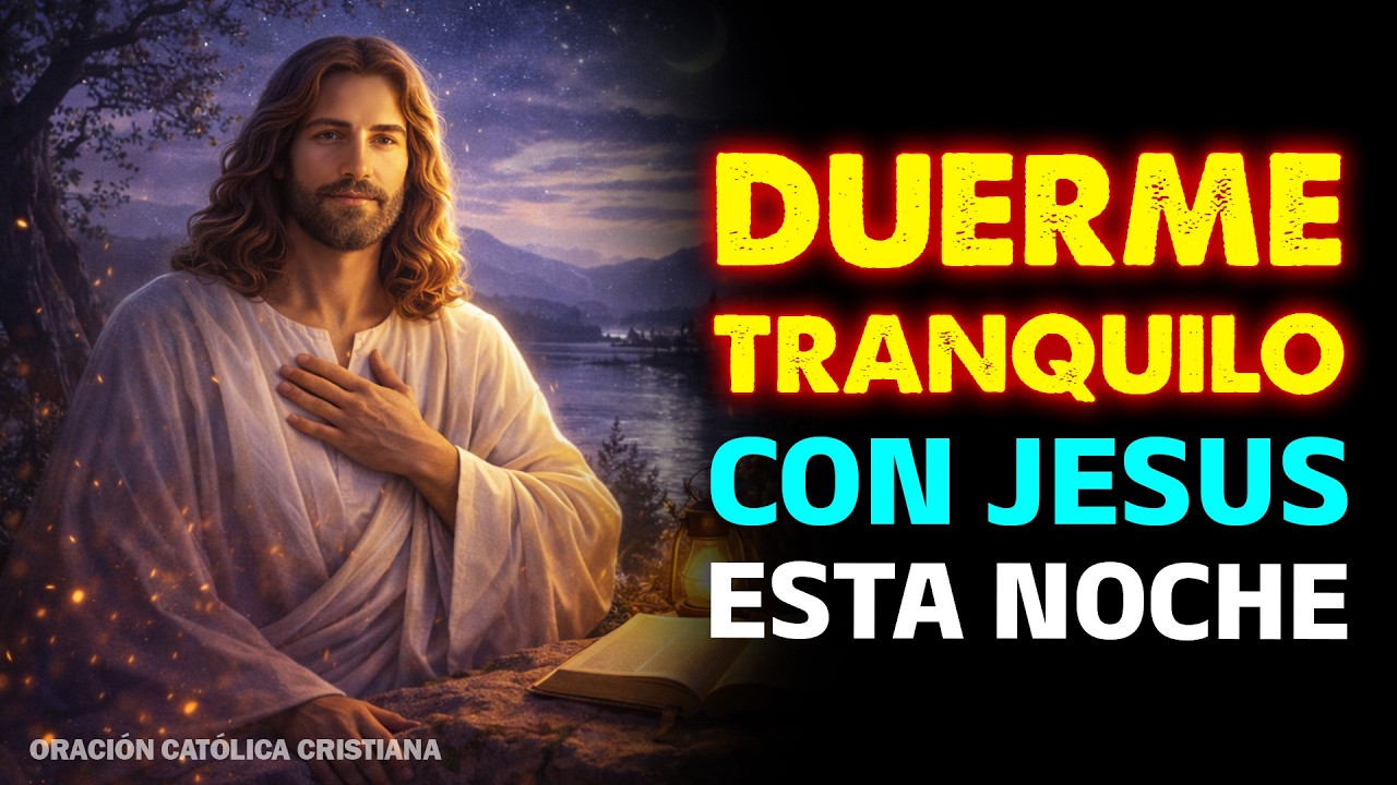 Oración de la Noche Para Dormir en Paz | Jesús Quédate Conmigo