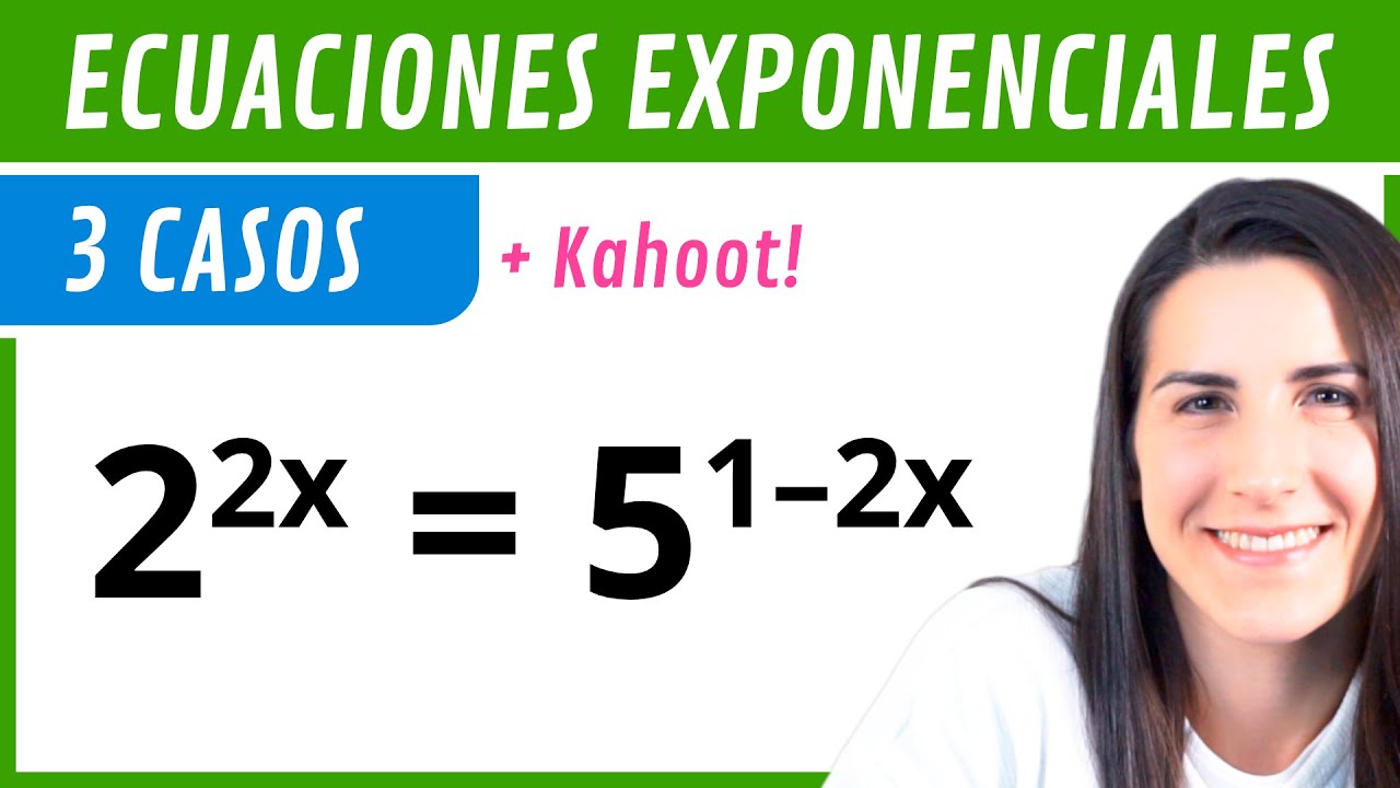 Ecuaciones EXPONENCIALES 📈 Misma base, Cambio de variable y Logaritmos