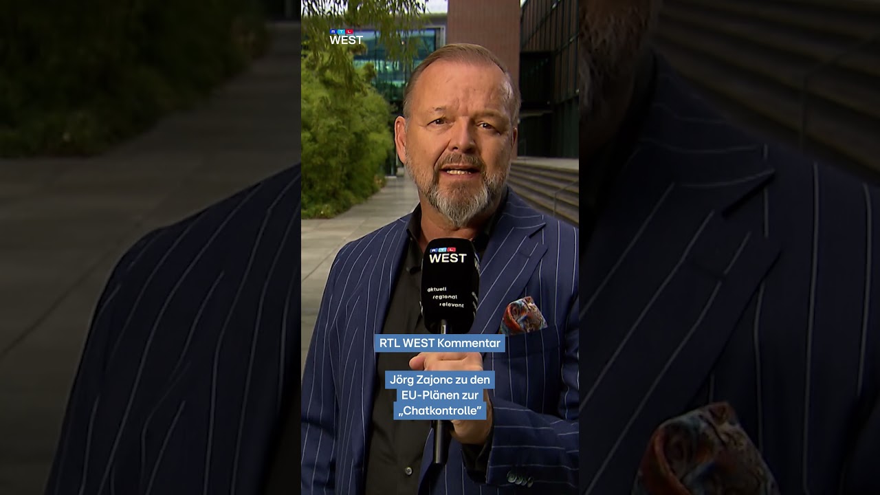 RTL WEST Kommentar: J&ouml;rg Zajonc zu den EU-Pl&auml;nen zur &bdquo;Chatkontrolle&ldquo; | RTL WEST