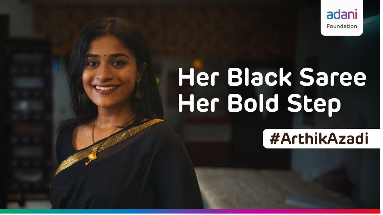 #ArthikAzadi- Saree | Adani Foundation