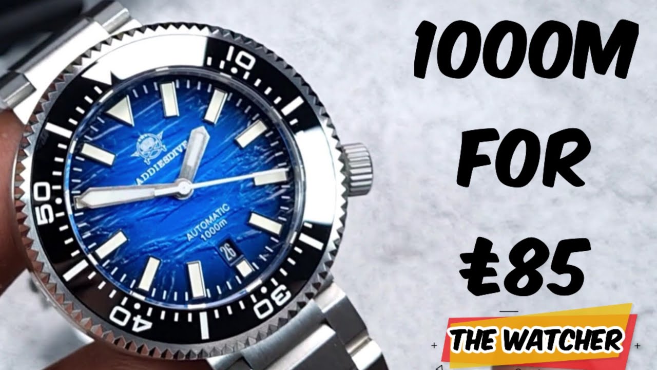 Hockey puck watch! 1000m WR? | Full Review | The Watcher