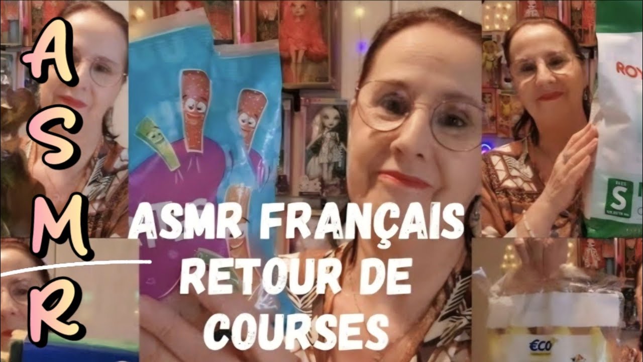Asmr français, Retour de courses 🛒🛒🛒