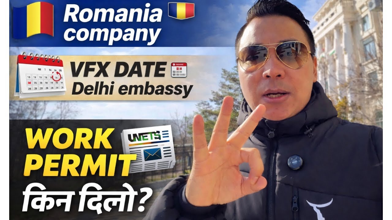 Romania 🇷🇴 Company & VFX Date 📅 Dekhi Embassy Work Permit 📰 Ko Barema @WLlama976 