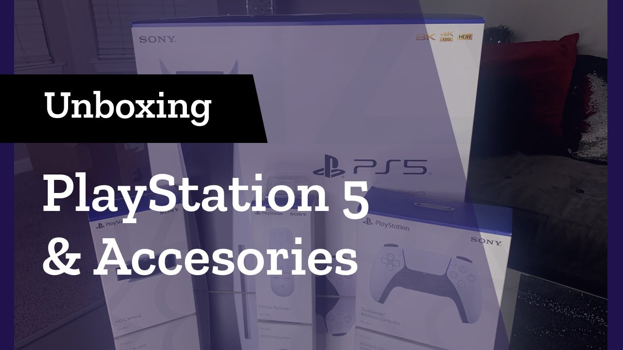 PS5 unboxing + Accessories