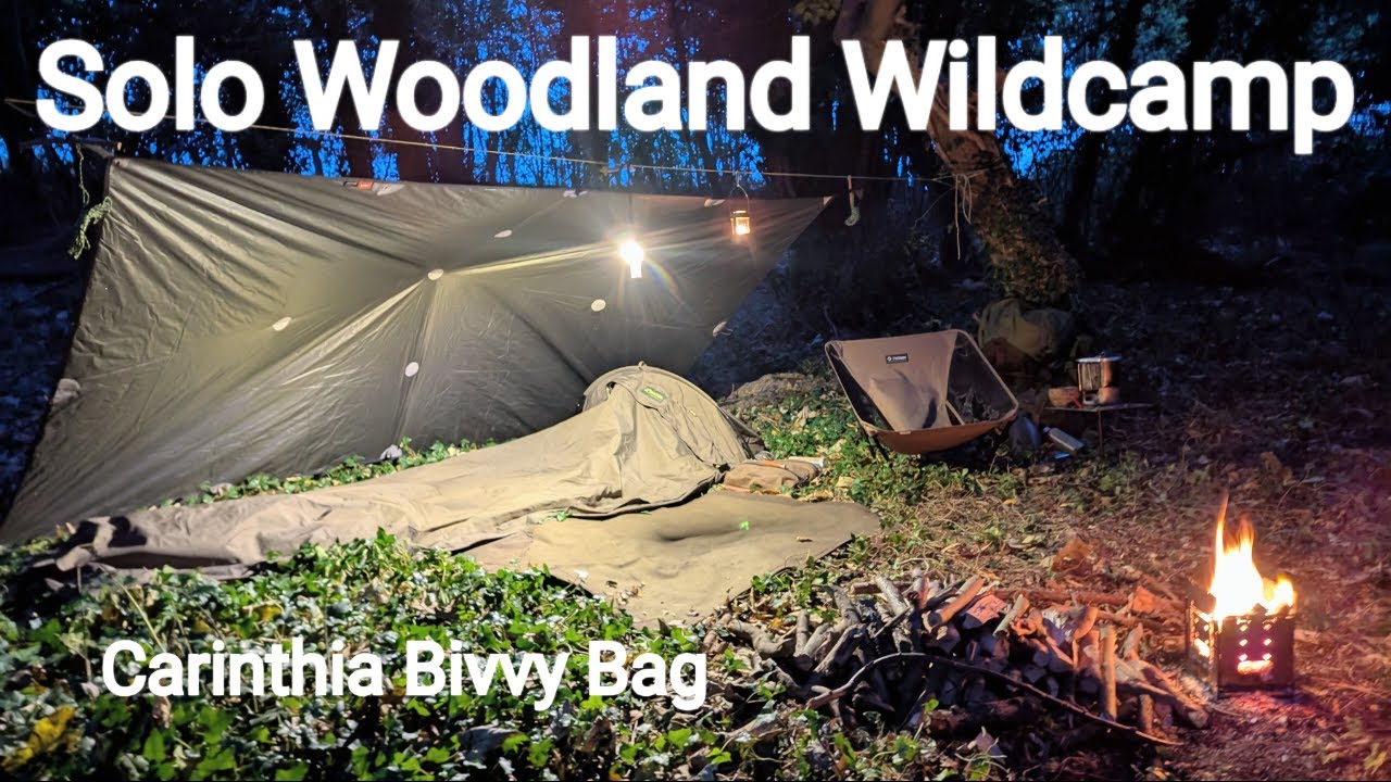 Solo Woodland Wildcamp - Carinthia XP Bivy Bag - Karrimor SF Sabre 75