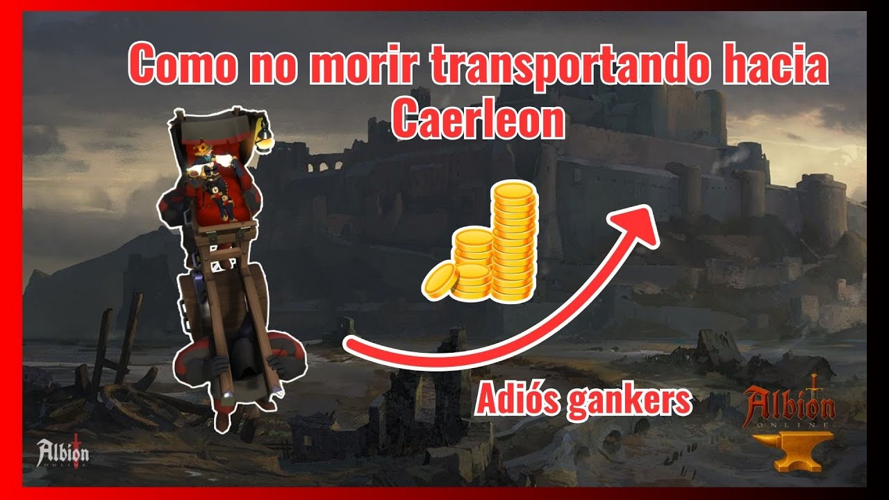 💰Como NO MORIR TRANSPORTANDO hacia CAERLEON //ALBION ONLINE EN ESPAÑOL💰