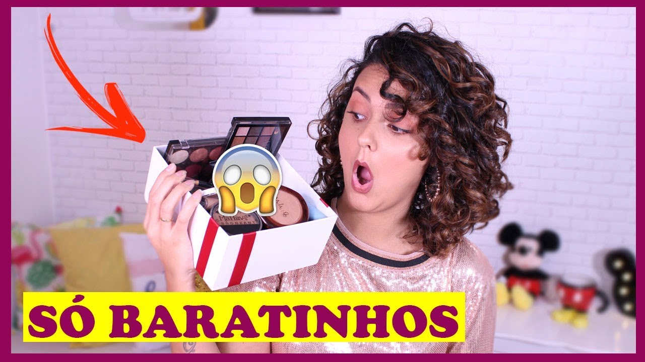 COMO MONTAR KIT BÁSICO DE MAQUIAGEM COM PRODUTOS BARATINHOS