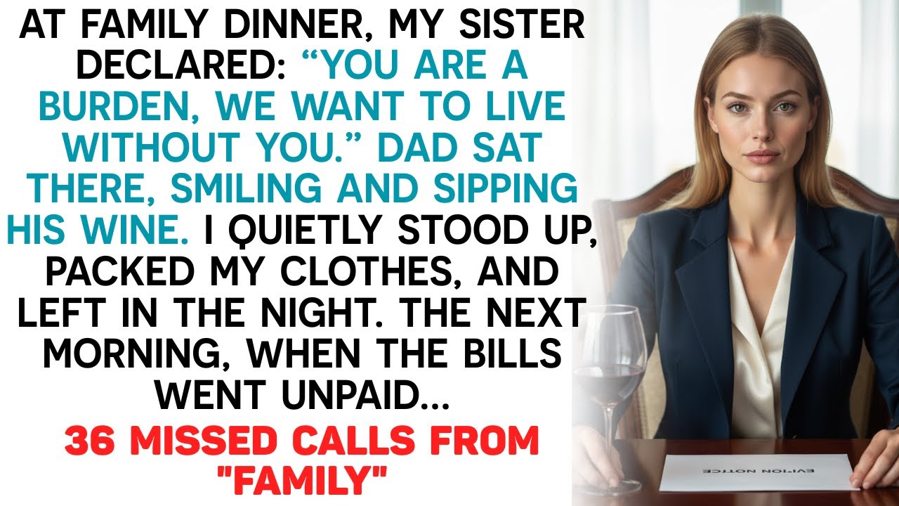 At Family Dinner, My Sister Said, “You Are A Burden, We Want To Live Without You.” The Next Day...