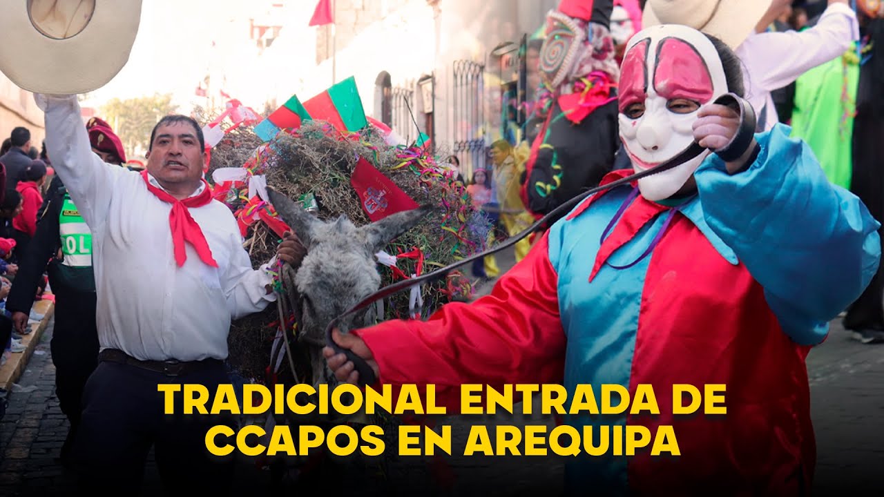 ¡Apucllay! Así se vivió la tradicional entrada de Ccapos en Arequipa