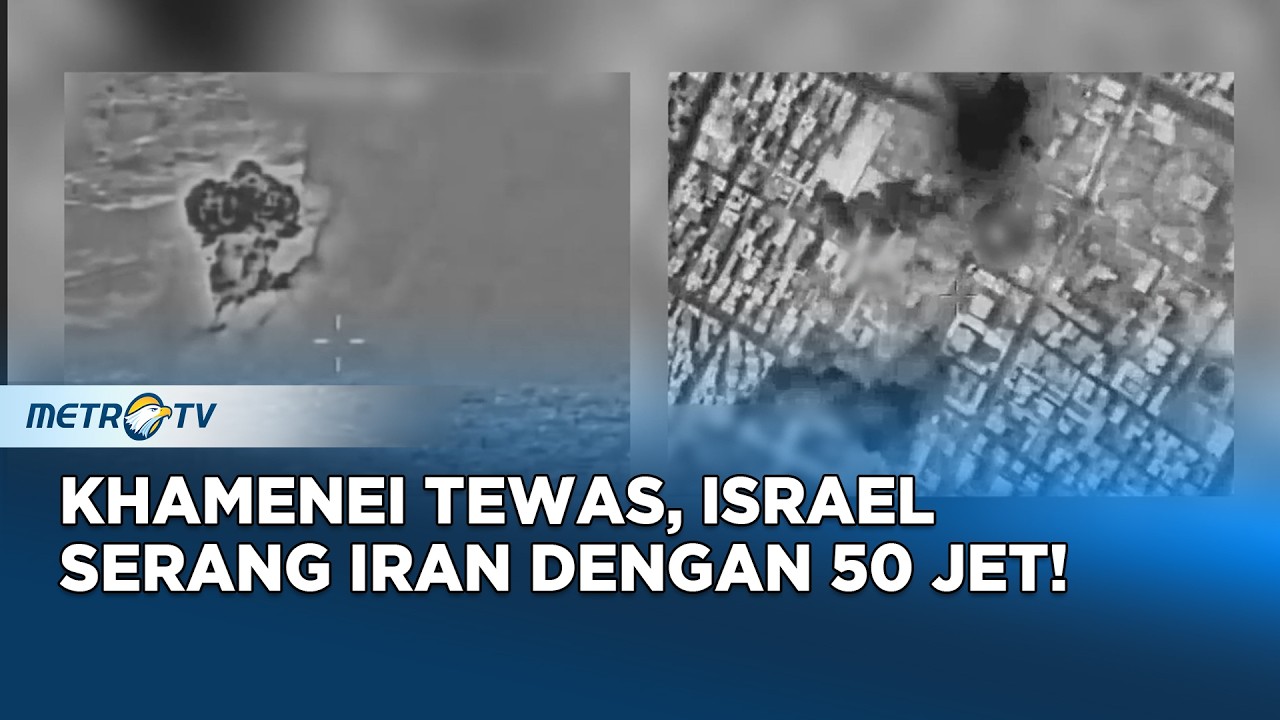 Serangan 50 Jet Israel Hancurkan Bunker Khamenei, Iran Balas!