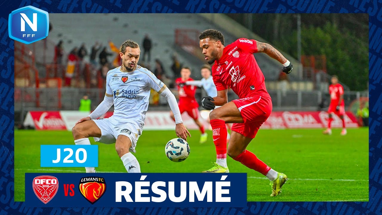 J20 | Dijon FCO - Le Mans FC (0-5), le r&eacute;sum&eacute; I National FFF 2024-2025