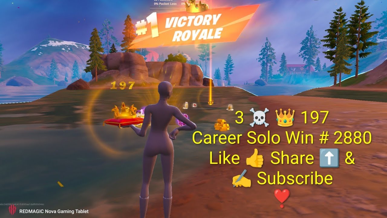 Career Solo Win#2880 Fortnite 3☠️ ZB Victory Royale Chapter 7 Season 1 Solo Win #221 👑#197