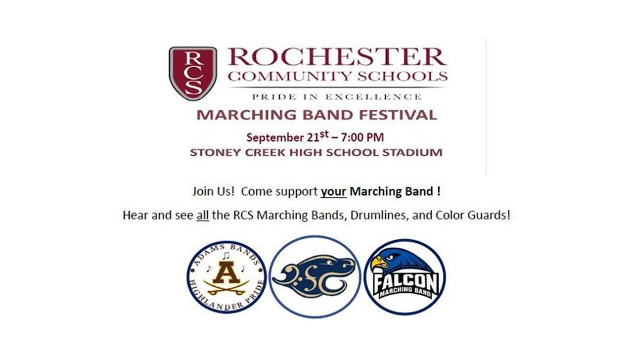 2024 Rochester Community Schools Marching Band Festival