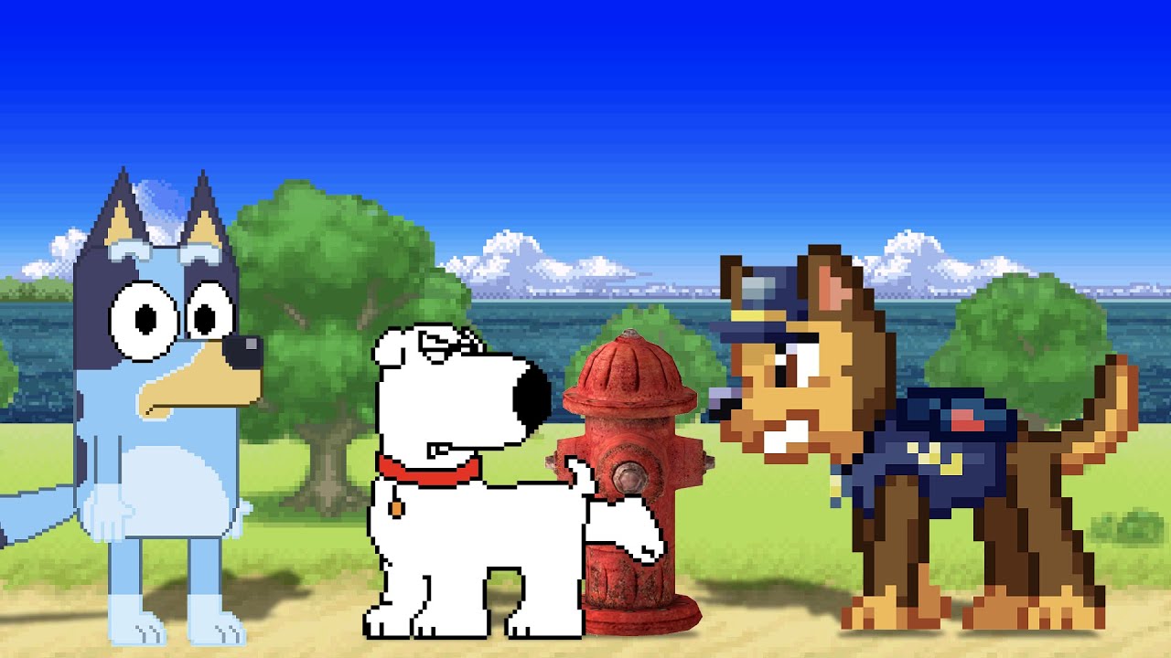 CHASE vs BLUEY! (Paw Patrol vs Bluey Animation)