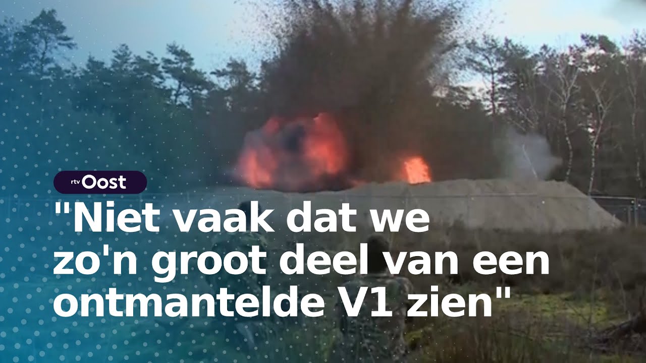 Zoek dekking! Hier wordt een V1-bom ontmanteld | RTV Oost