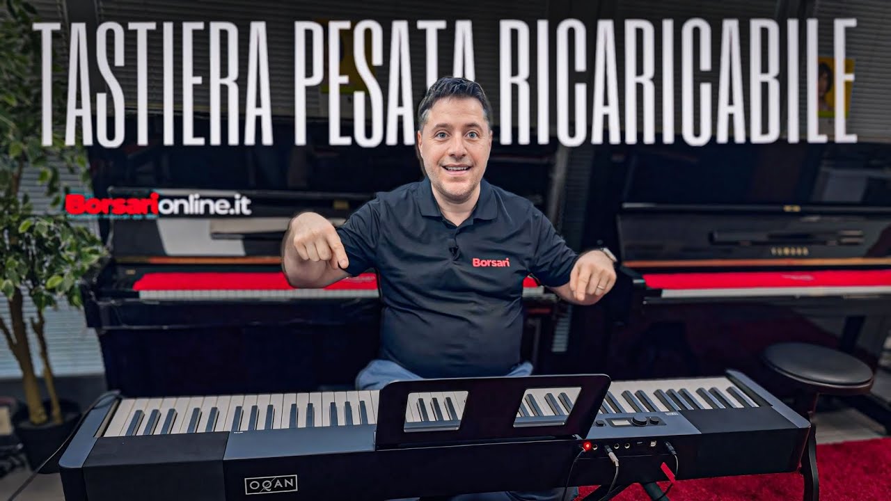 Pianoforte digitale QP100 OQAN a batteria ricaricabile e con un ottima tastiera. La nostra prova....