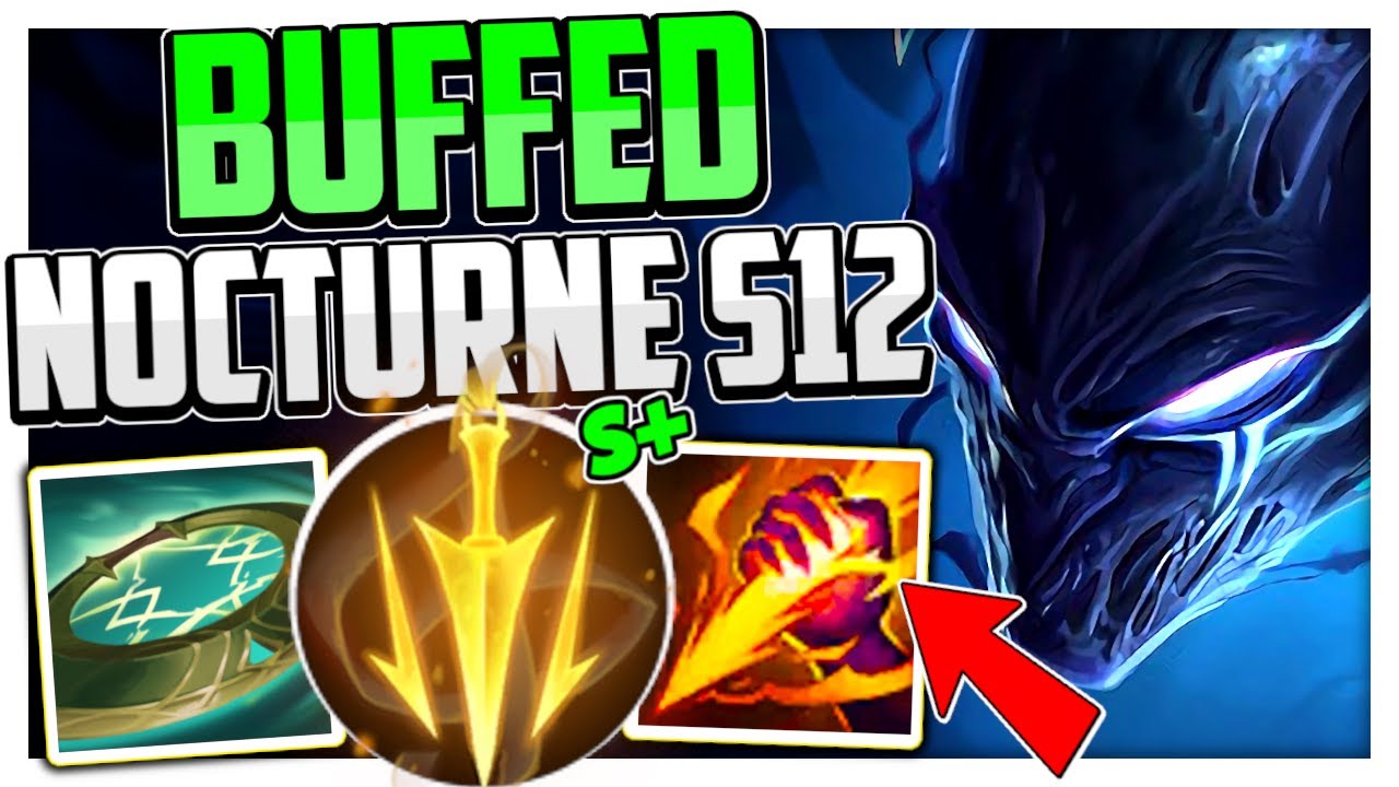 BUFFED LETHAL TEMPO/AXIOM ARC TURNS NOCTURNE S+ TIER! (20 SEC R) | Nocturne Jungle Season 12 LoL