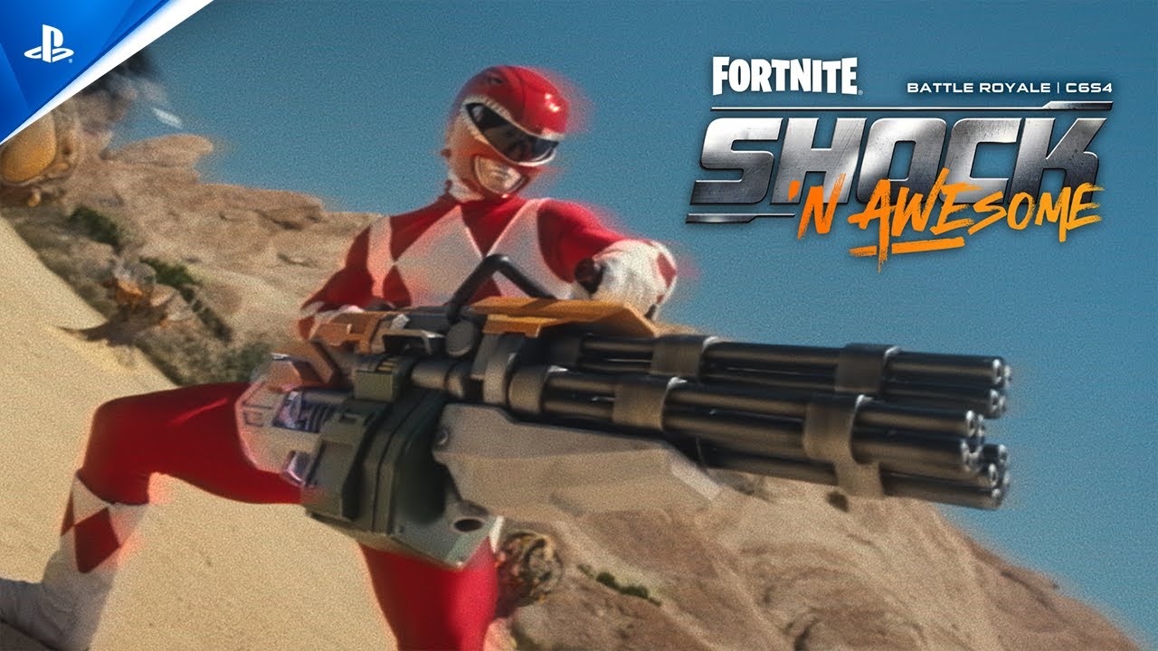 『フォートナイト』バトルロイヤル: Shock ‘N Awesome 悪いバグ vs パワーレンジャー | ライブアクショントレーラー