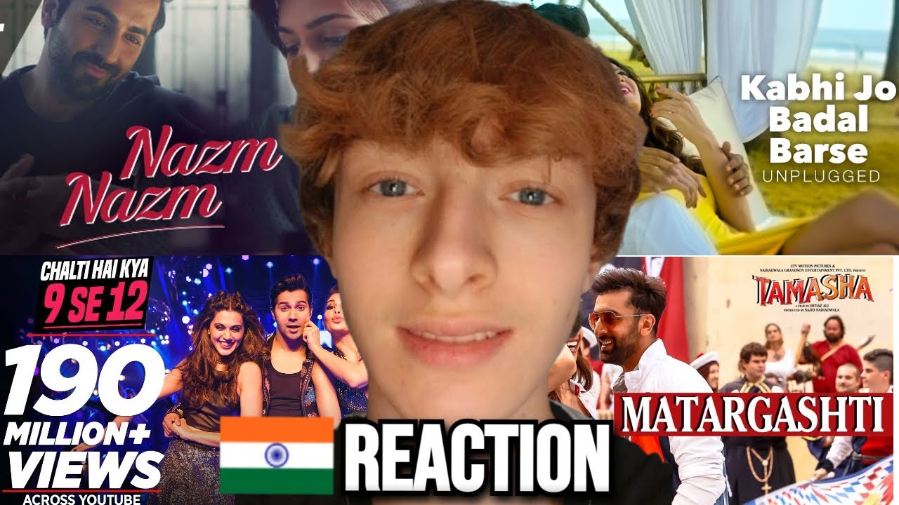 Belgian Reacts to Beloved Indian Songs | Matargashti, Nazm Nazm and More