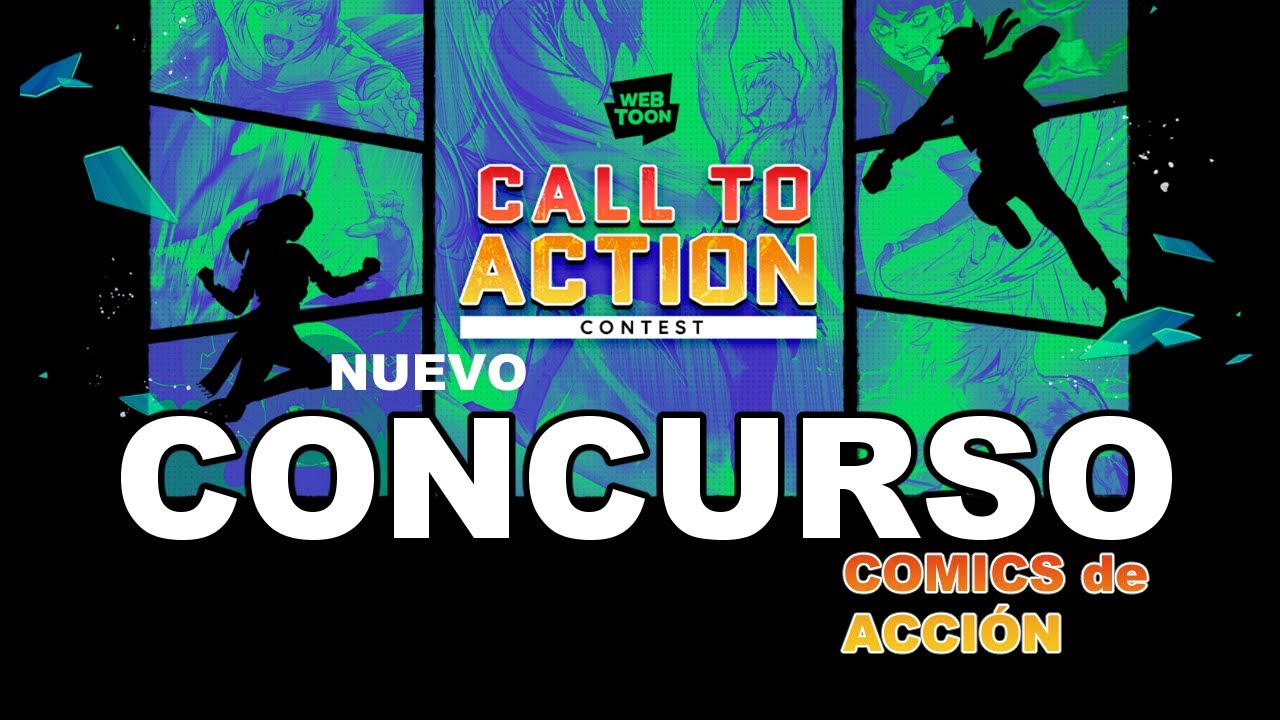 NUEVO CONCURSO DE WEBTOONS, está vez de comics de acción || en inglés