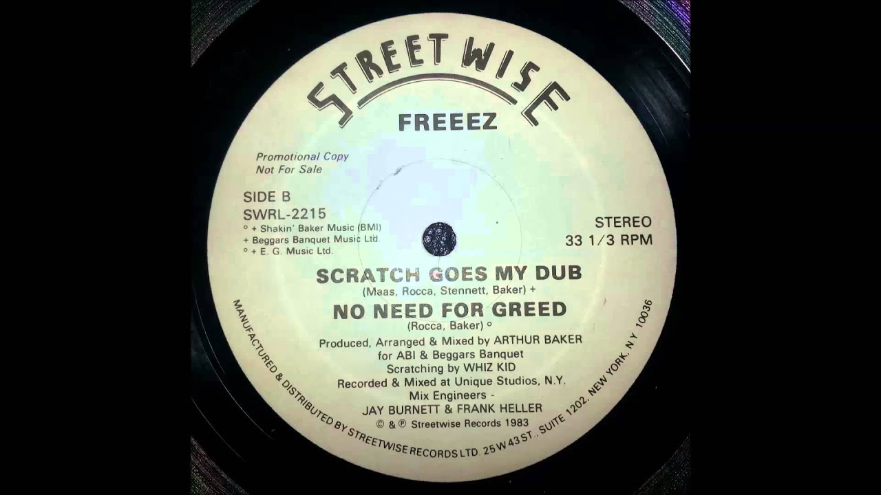 Freeez - Scratch goes my dub